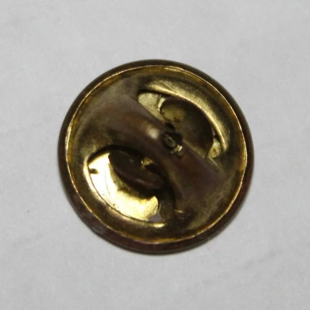 Graceland Elvis Presley Guitar Pin Red Gold Cloisonne Enamel EPE Rock Roll Music
